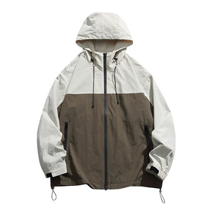 Two Tone Windbreaker Jacket ,  - Streetwear Jacket - Slick Street