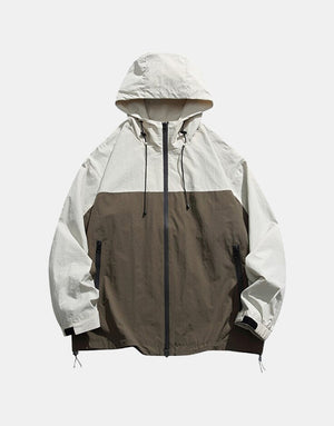 Two Tone Windbreaker Jacket ,  - Streetwear Jacket - Slick Street