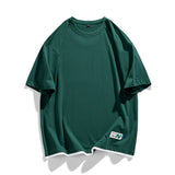 N Solid Label T-Shirt Green, XS - Streetwear T-Shirt - Slick Street