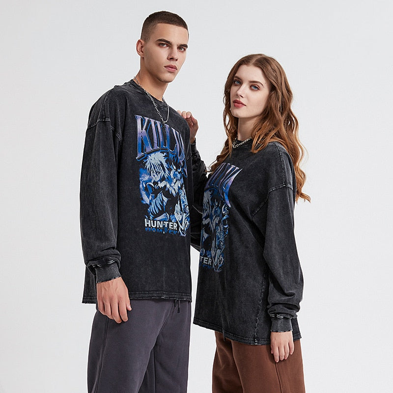 Killua Rookie Hunter Sweatshirt , - Streetwear Sweatshirts - Slick Street