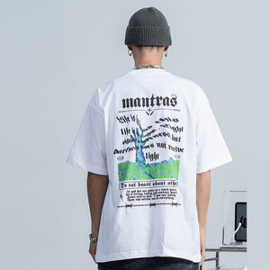 Mantras T-Shirt ,  - Streetwear Tee - Slick Street
