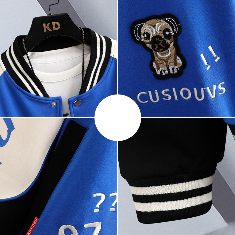 CUSIOUVS 97 Varsity Jacket ,  - Streetwear Hoodie - Slick Street
