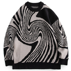 Whirlwind Sweater Black, XS - Streetwear Sweatshirts - Slick Street