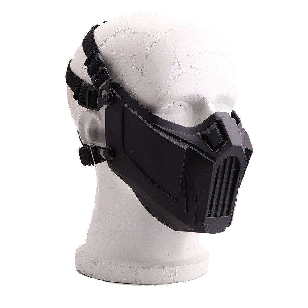 Techwear Half Mouth Mask ,  - Streetwear Accessories - Slick Street