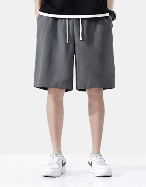 Basic Cotton Shorts Dark Gray, XS - Streetwear Shorts - Slick Street