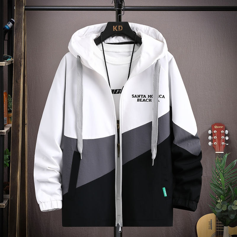 SANTA Three Color Tinted Fleece Hoodie White, XS - Streetwear Hoodie - Slick Street