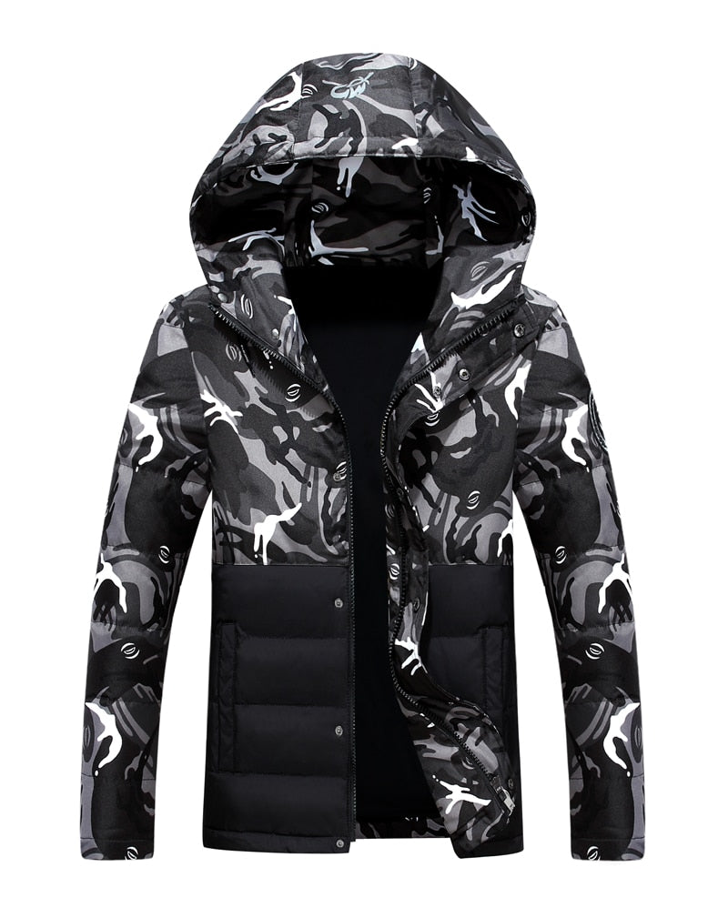 PuniVe Camo Jacket Black, XS - Streetwear Jacket - Slick Street