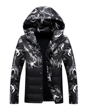 PuniVe Camo Jacket Black, XS - Streetwear Jacket - Slick Street