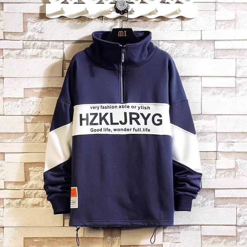 Good Life, Wonderful Life Gym Style Hoodie Navy, XXS - Streetwear Hoodie - Slick Street