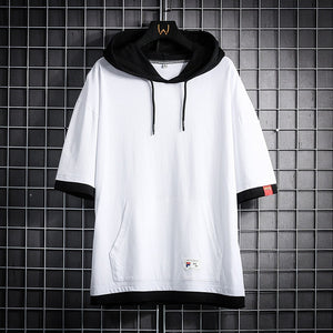 Hygge Color Block Hoodie White, XS - Streetwear Hoodie - Slick Street