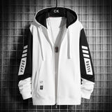 Break Raglan Sleeve Hoodie White, XS - Streetwear Hoodie - Slick Street