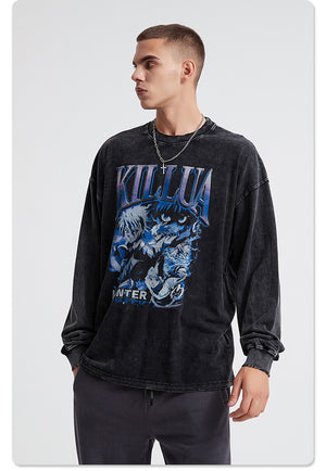 Killua Rookie Hunter Sweatshirt , - Streetwear Sweatshirts - Slick Street