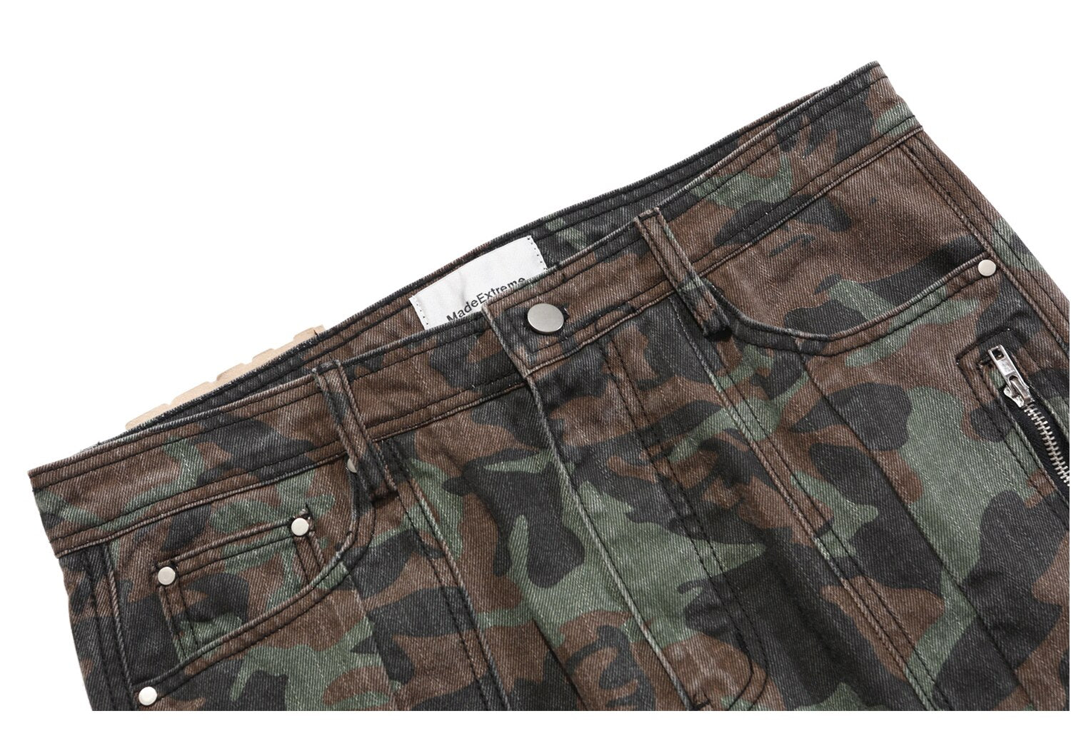 Camo R1 Full Length Pants ,  - Streetwear Pants - Slick Street