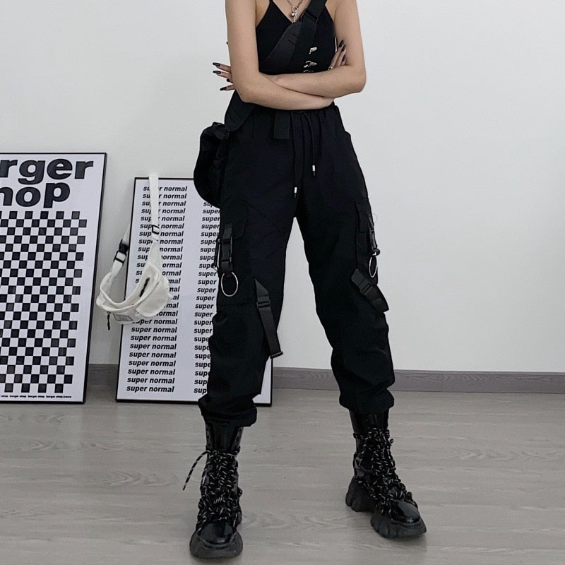 Dark Ribbons Cargo Pants ,  - Streetwear Cargo Pants - Slick Street