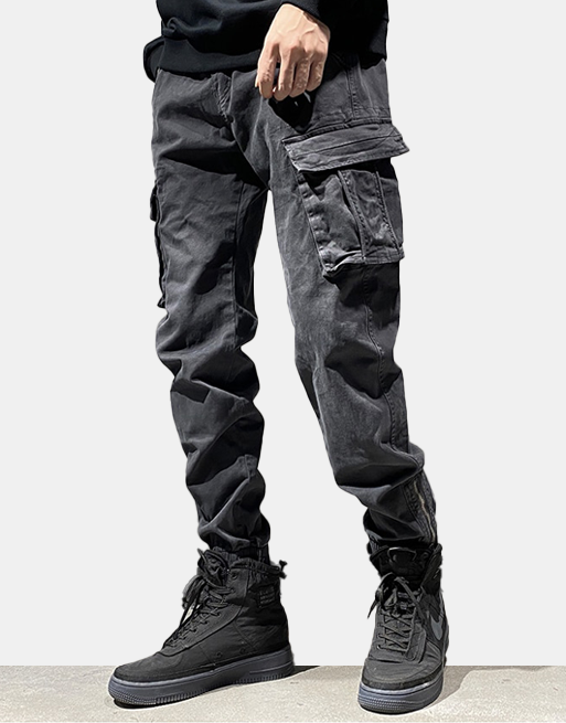 C1 Cargo Pants 40, Dark Gray - Streetwear Cargo Pants - Slick Street