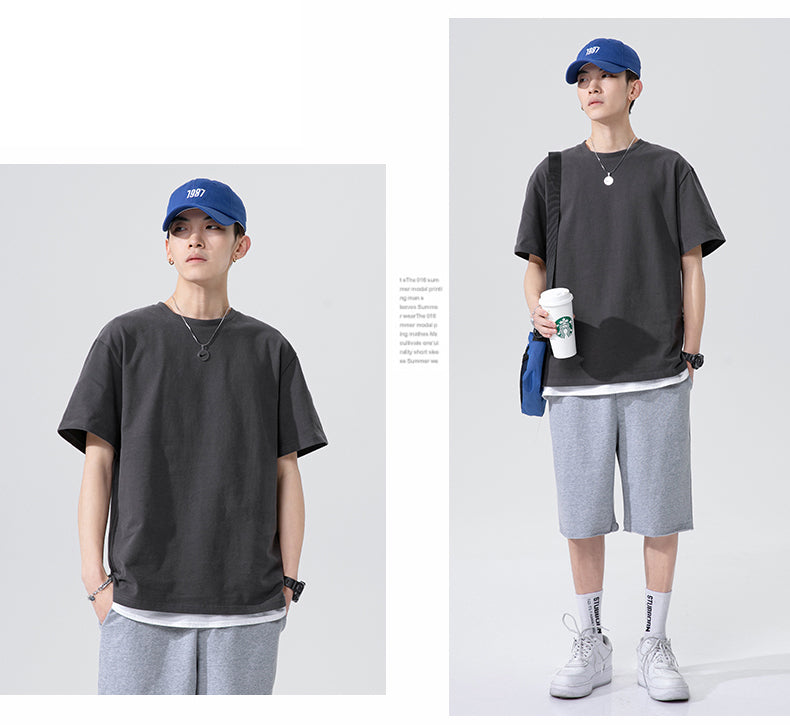 Pure Cotton Cashmere T-Shirt ,  - Streetwear Tee - Slick Street