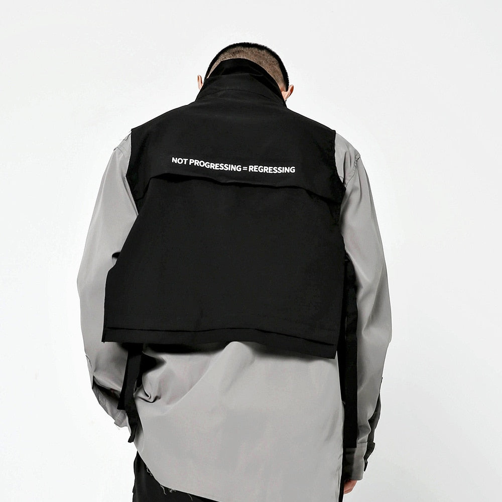 Black V1 Vest ,  - Streetwear Vest - Slick Street