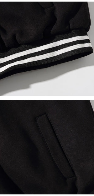 Teddy Bear Stitch Varsity Jacket ,  - Streetwear Jacket - Slick Street