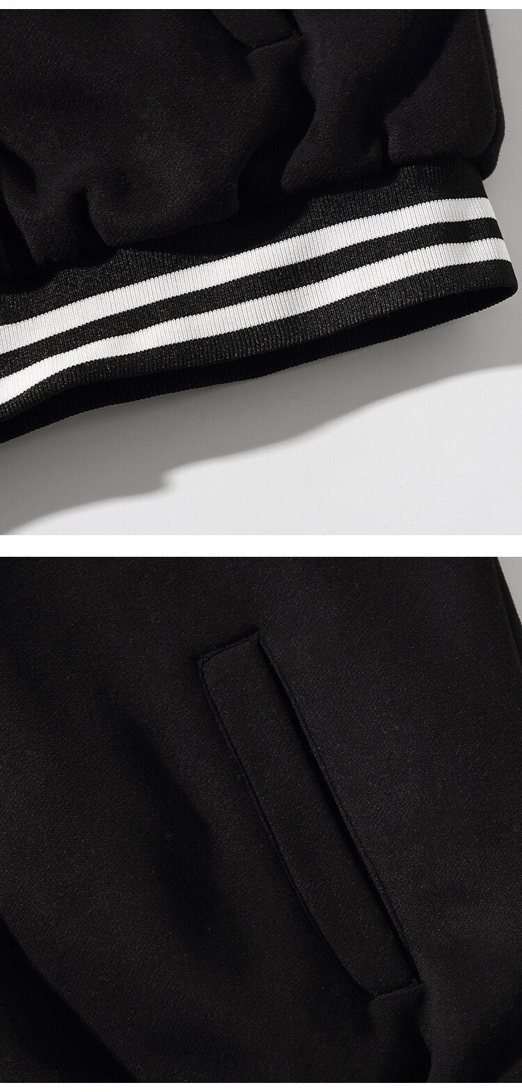 Teddy Bear Stitch Varsity Jacket ,  - Streetwear Jacket - Slick Street