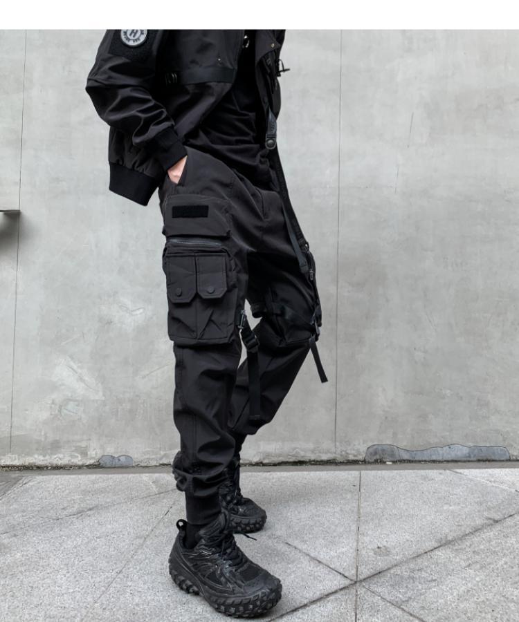 BlackOut Cargo Pants V2 ,  - Streetwear Cargo Pants - Slick Street