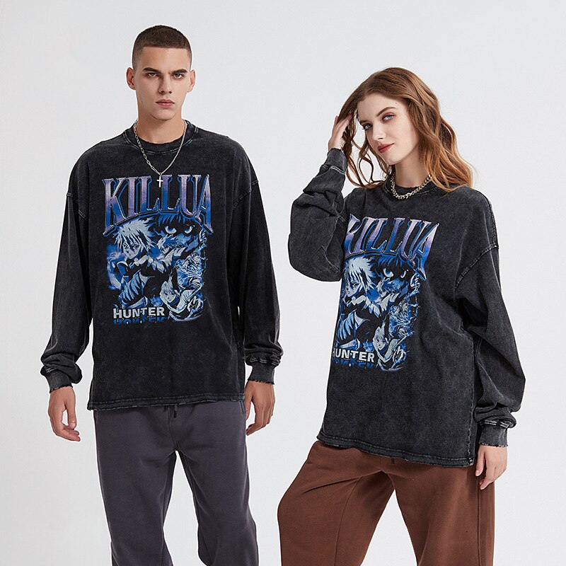 Killua Rookie Hunter Sweatshirt , - Streetwear Sweatshirts - Slick Street