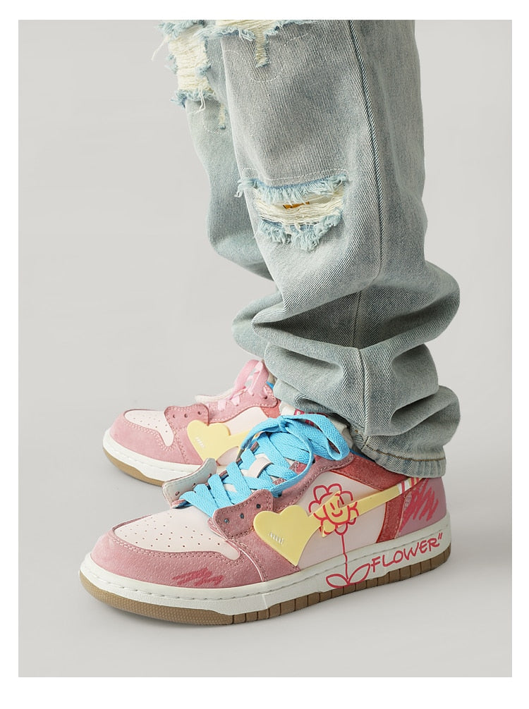 SB Flower Skate Sneakers ,  - Streetwear Shoes - Slick Street