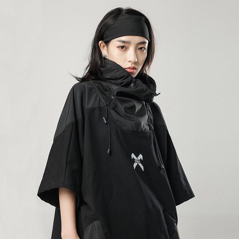 X Hooded T-Shirt ,  - Streetwear Tee - Slick Street