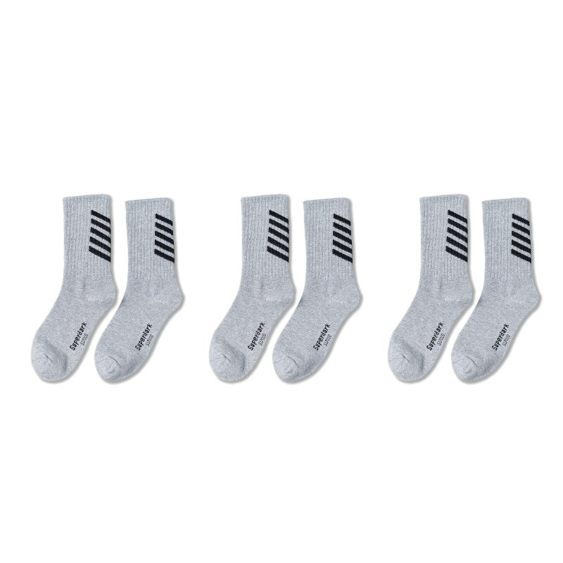 V1AZ Socks (3 PACK) 3 pairs gray, One Size - Streetwear Socks - Slick Street