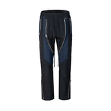 Hip Hop Style Straight Zipper Pants XS, Black - Streetwear  - Slick Street