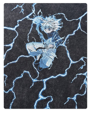 DBZ Blue Lightning Anime T-Shirt ,  - Streetwear T-Shirts - Slick Street