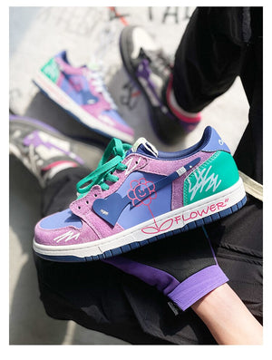 SB Flower Skate Sneakers ,  - Streetwear Shoes - Slick Street