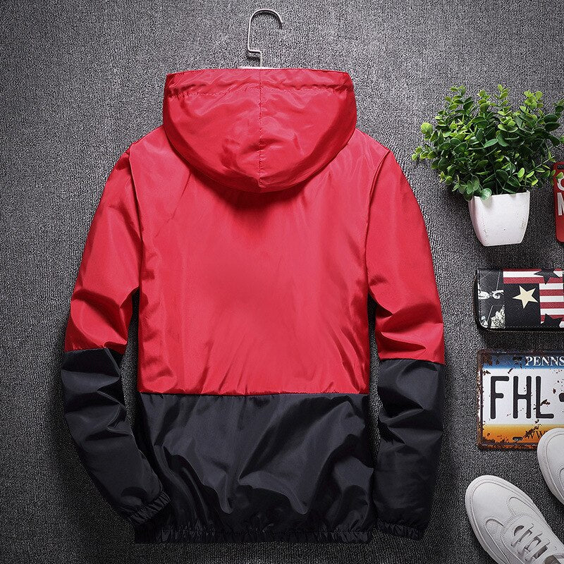 Embrace Two Half Color Jacket ,  - Streetwear Jacket - Slick Street