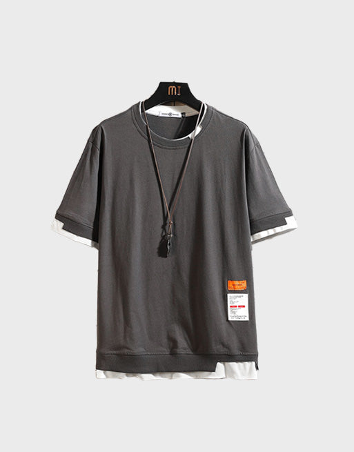 BlackTipe MA2 Double Layer T-Shirt , - Streetwear T-Shirts - Slick Street