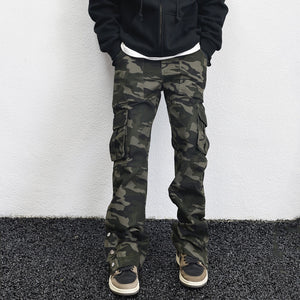 AM23 Straight Camo Cargo Pants ,  - Streetwear Cargo Pants - Slick Street