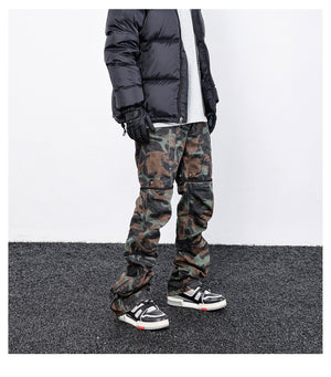 Camo R1 Full Length Pants ,  - Streetwear Pants - Slick Street