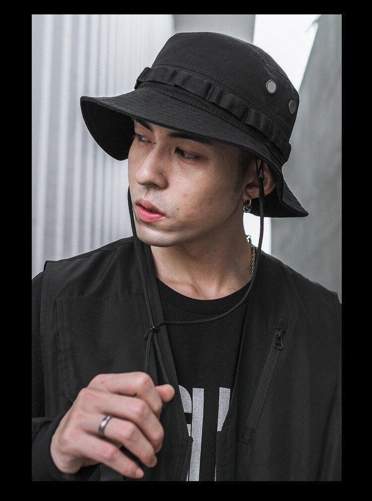 THECROXX #1B Boonie Wide Brim Hat , - Streetwear Hats - Slick Street