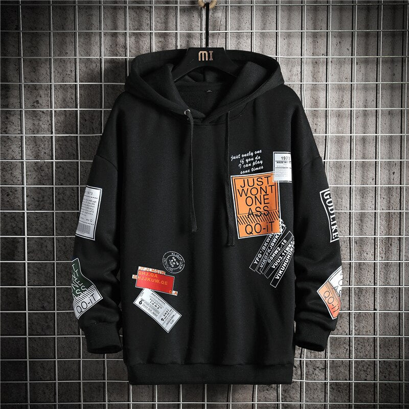 JWO Design Hoodie Black, XS - Streetwear Hoodie - Slick Street