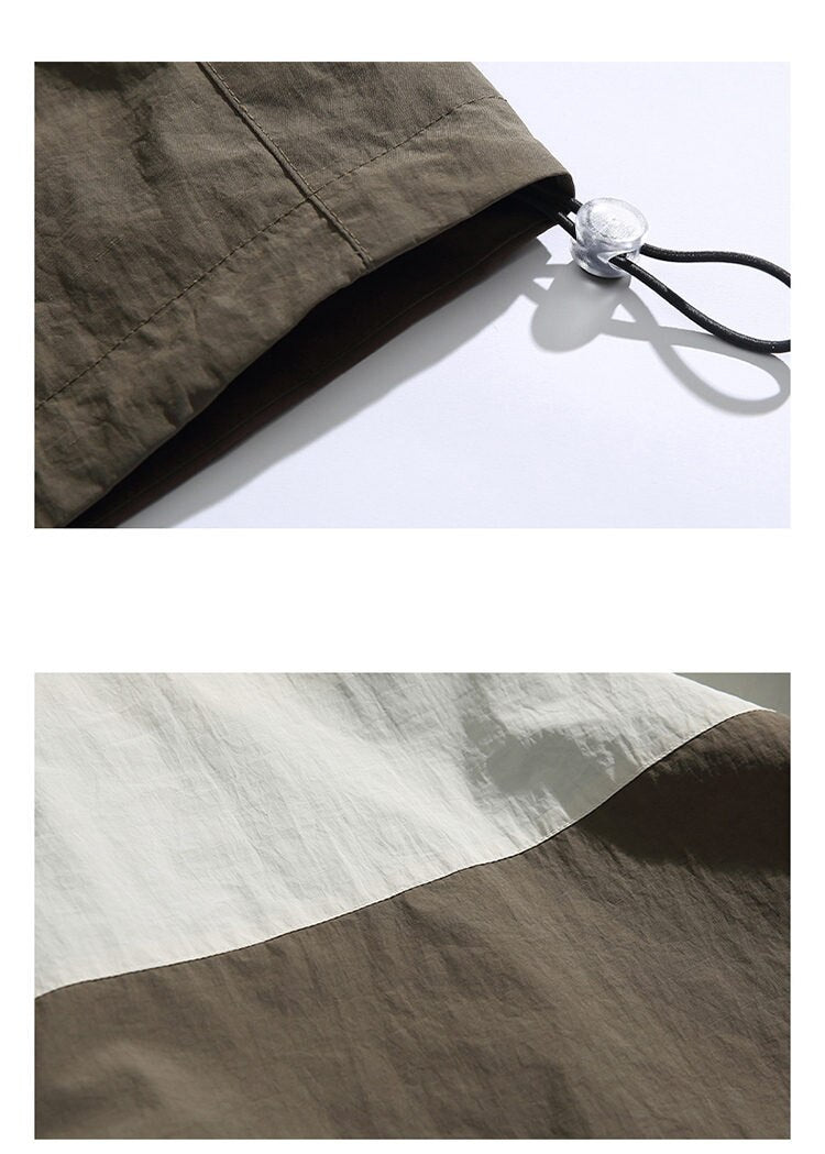 Two Tone Windbreaker Jacket ,  - Streetwear Jacket - Slick Street