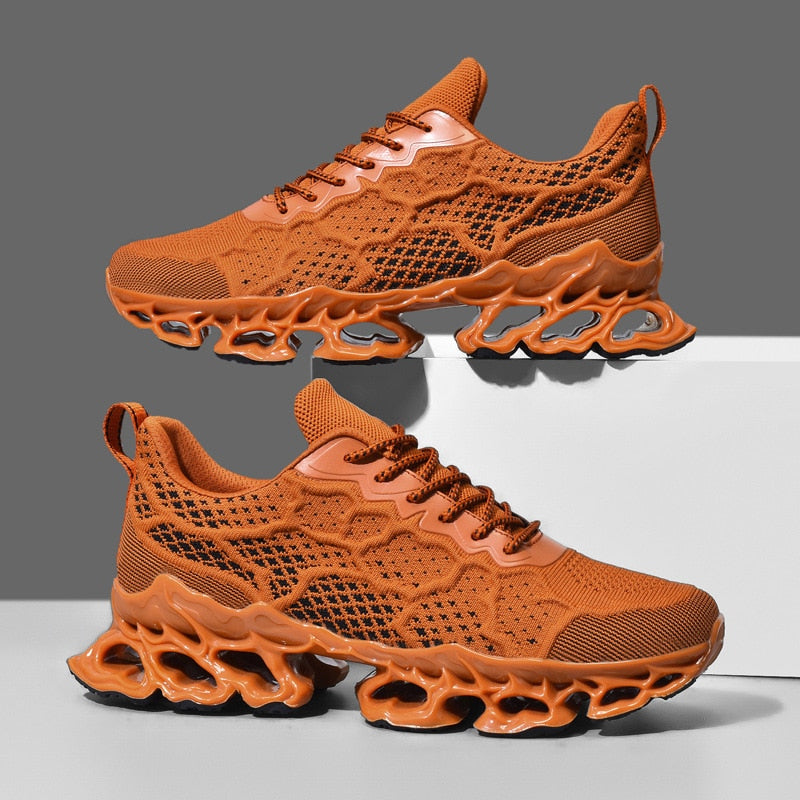 RX28 Low Sneakers Orange, 39 - Streetwear Shoes - Slick Street