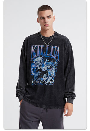 Killua Rookie Hunter Sweatshirt , - Streetwear Sweatshirts - Slick Street