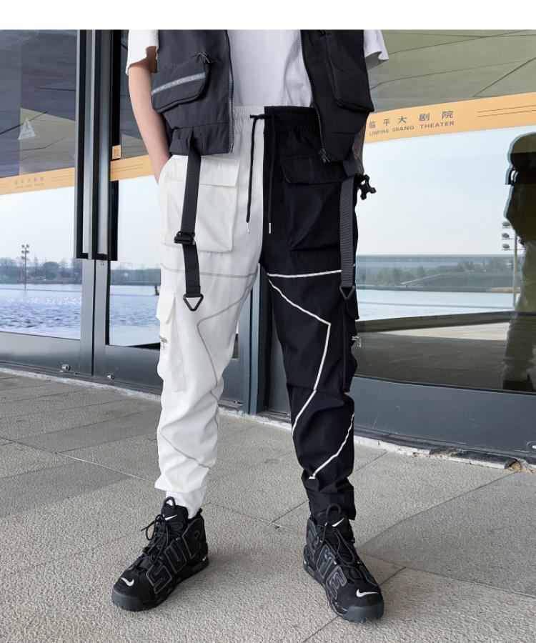 VXR1 Reflective Cargo Pants ,  - Streetwear Cargo Pants - Slick Street