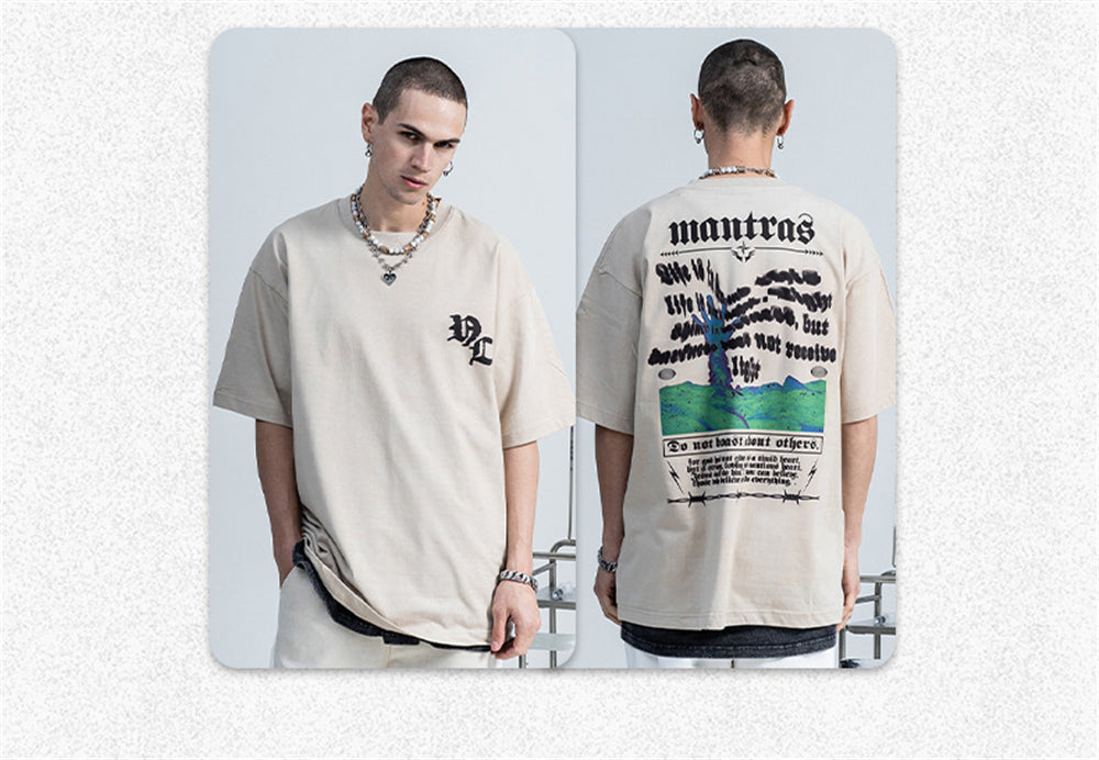 Mantras T-Shirt ,  - Streetwear Tee - Slick Street
