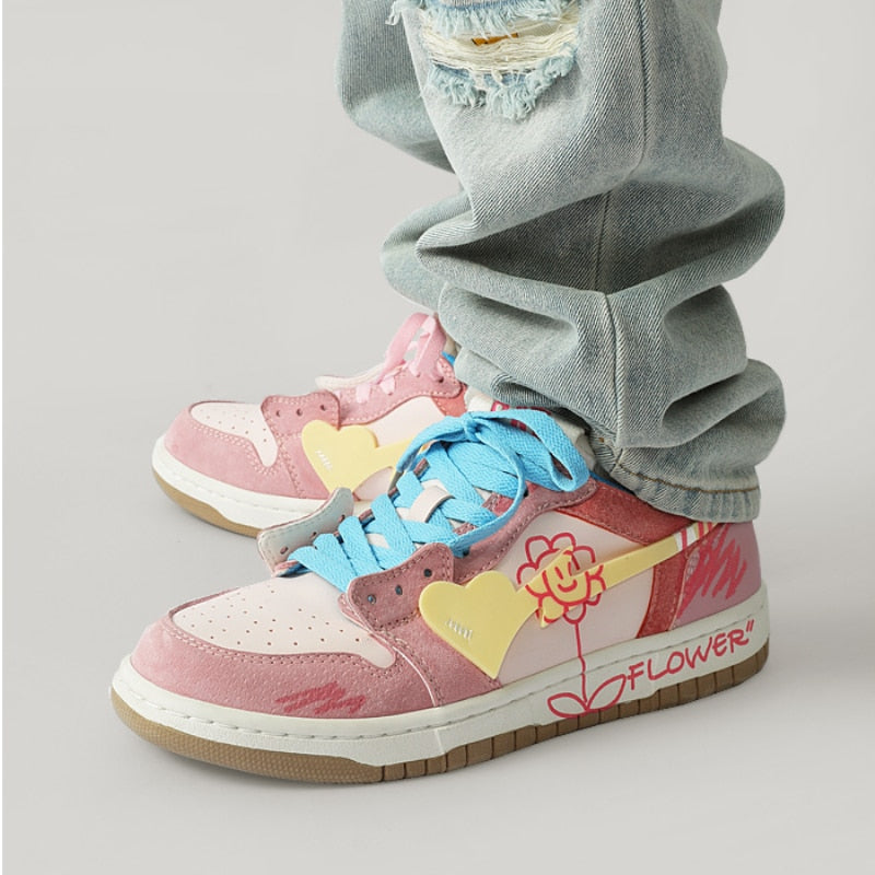 SB Flower Skate Sneakers ,  - Streetwear Shoes - Slick Street