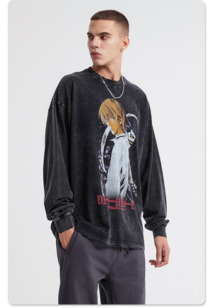Death Note Anime Sweatshirt , - Streetwear Sweatshirts - Slick Street