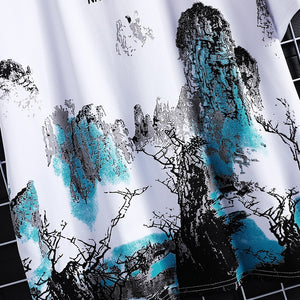 Elegant Acrylic Paint T-Shirt ,  - Streetwear T-Shirt - Slick Street