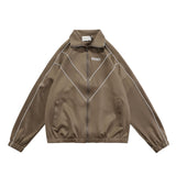 BlackAir VB1 Track Jacket Brown, XS - Streetwear Jacket - Slick Street