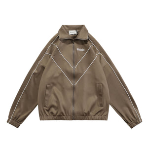 BlackAir VB1 Track Jacket Brown, XS - Streetwear Jacket - Slick Street
