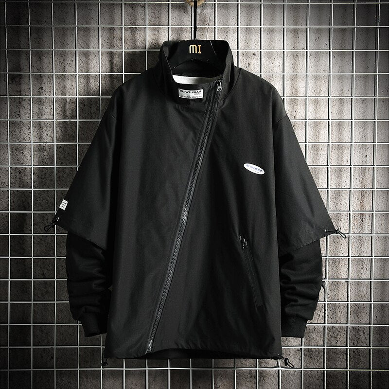 Kongji Jacket Black, XS - Streetwear Jacket - Slick Street