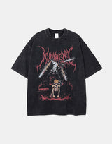 Chainsaw Man 'Midnight Shadows' Anime T-Shirt Black, XS - Streetwear T-Shirt - Slick Street