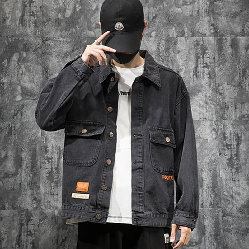 Cuban Denim Jacket ,  - Streetwear Jacket - Slick Street